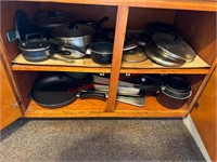 Assorted Pots, Pans, Baking Sheets