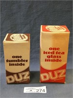 Duz Detergent - Sealed Boxes with Glasses Inside