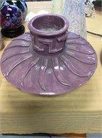Purple short vase