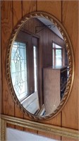 Antique Round Wall Mirror - FRAME!