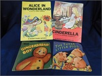 4 Vintage children's books: 1950's - Three Little