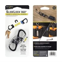 4 Pack Nite Ize SLIDELOCK 360° Locking Dual Carabi