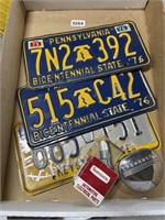 License Plates and car parts