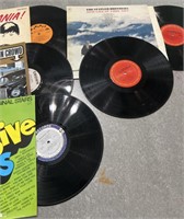 used vintage albums, including beetle, mania, and