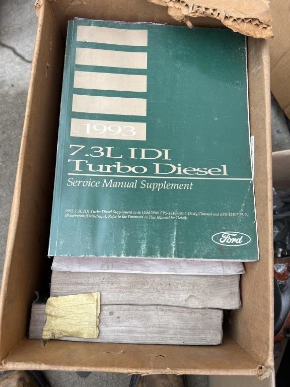 Assorted Ford factory shop service manuals