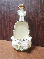 Vintage Violin Wall Porcelain Wall Pocket Planter