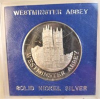 UK Medal Westminster Abbey Solid Proof Medallion