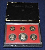 1981 United States Proof Coin Set