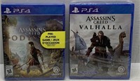 Lot of 2 Assassin's Creed Play Station 4 Games