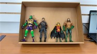 DC Collectibles aqua man, death shot, Robin,