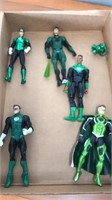 Lot of 5 Green Lantern Action Figures