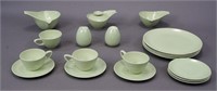 Monterey Pottery California Mint Speckled Dishes