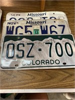 License plates