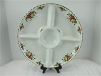 R.A. "OLD COUNTRY ROSES" 14.25" DIVIDED DISH