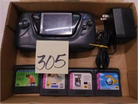 Sega Game Gear w/ (4) Games - Madden 96, Pinball