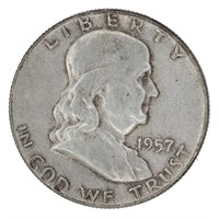 USA Franklin 1957 Half Dollar