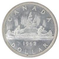 Canada 1962 Silver Dollar