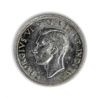 1939 Canadian silver dollar