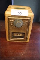 VINTAGE MAIL BOX MONEY SAFE