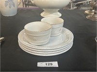 Juliska Plates And Two Small Bowls