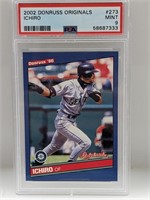 2002 Donruss Originals Ichiro 273 PSA 9