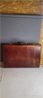 VINTAGE HAND MADE LEATHER LUGGAGE
