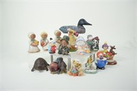 Ceramic, Bisque, Metal Wood Collectible Figurines