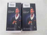 "As Is" (2) 12-Pk Hollywood Condoms The Gent