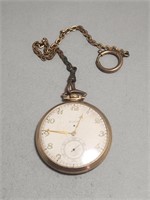 VTG 10K Gold Filled Pocket Watch