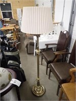 Brass 4-Bulb Floor Lamp - 61"H