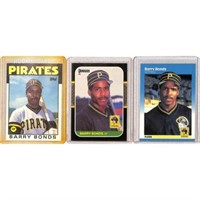 (3) Barry Bonds Rookie Cards