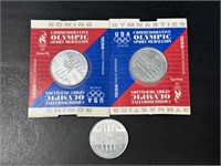 Three Commemorative USA Olympic Sport Medallions