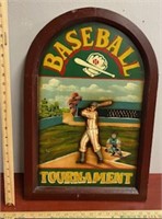 Vintage Baseball Tournamnet Hanging Item
