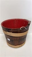 Vintage wood bucket w/ new siding