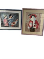 2pc Andre Chochon (Fr 1910-2005) Watercolors