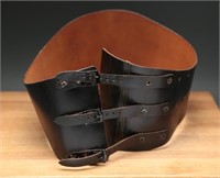 Vintage Leather Weightlifting Kidney Belt