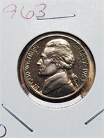 Toned 1963 Proof Jefferson Nickel