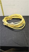 Yellow extension cord.