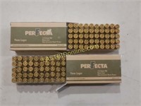 100 Rounds of Perfecta 9mm Luger Cartridges