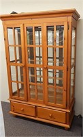 Lighted China Cabinet 49" H x 22" W x 18.5" D