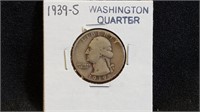 1939S Washington Quarter