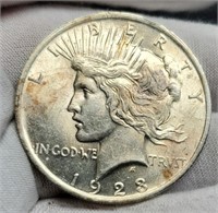 1923 Peace Silver Dollar Unc.