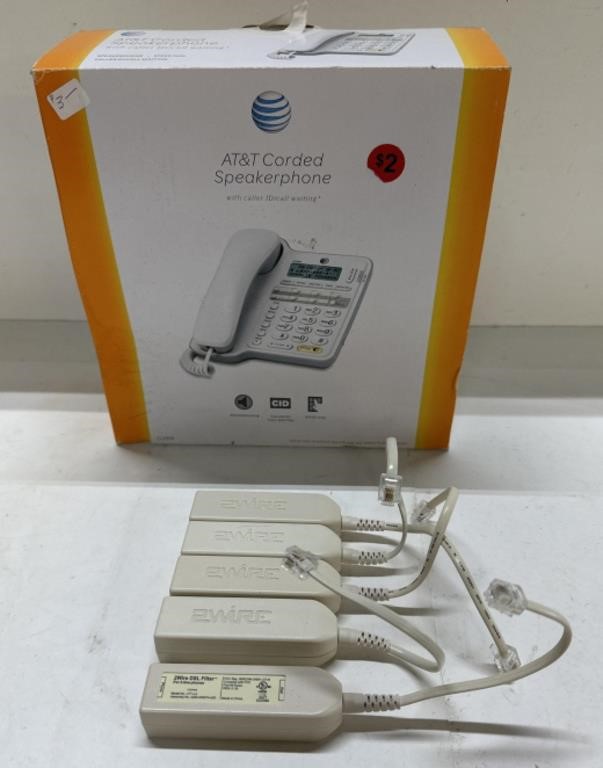 (AI) Lot of AT&T Corded Speakerphone and 2Wire
