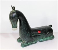 Maitland Smith Ltd. Cast Metal Patina horse