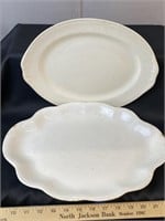 2 Homer Laughlin Vintage Platters