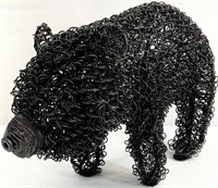 Wire Bear Sculpture