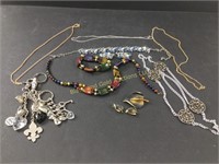 Ladies costume necklace collection