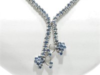 $2350. Sterling Silver Sapphire Necklace