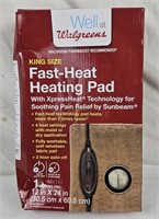 New Walgreens Fast-heat Heating Pad