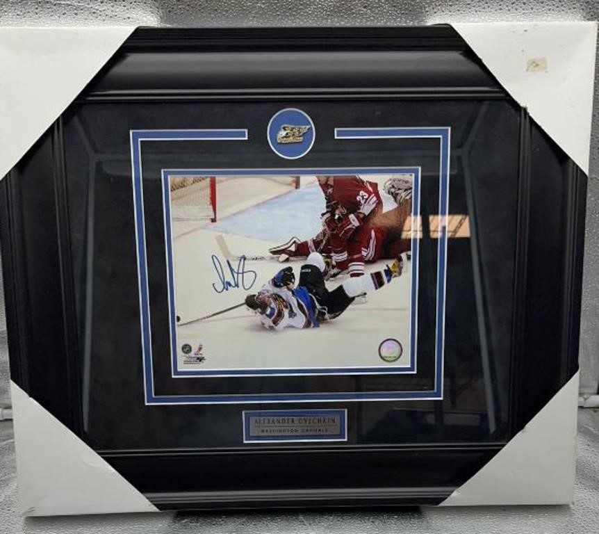 Alexander Ovechkin 23x18in signed framed picture